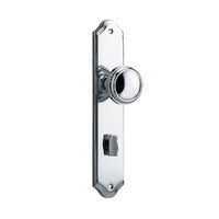 IVER PADDINGTON DOOR KNOB ON SHOULDERED BACKPLATE - CUSTOMISE TO YOUR NEEDS