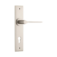 IVER COMO DOOR LEVER HANDLE ON CHAMFERED BACKPLATE - CUSTOMISE TO YOUR NEEDS