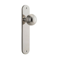 IVER GUILDFORD DOOR KNOB ON OVAL BACKPLATE - CUSTOMISE TO YOUR NEEDS