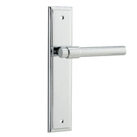 IVER HELSINKI DOOR LEVER HANDLE ON STEPPED BACKPLATE - CUSTOMISE TO YOUR NEEDS