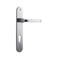 IVER ANNECY DOOR LEVER HANDLE ON OVAL BACKPLATE - CUSTOMISE TO YOUR NEEDS