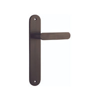 IVER BRONTE DOOR LEVER HANDLE ON OVAL BACKPLATE - CUSTOMISE TO YOUR NEEDS