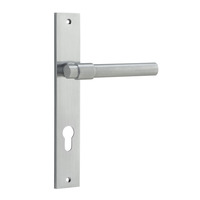 IVER HELSINKI DOOR LEVER HANDLE ON RECTANGULAR BACKPLATE - CUSTOMISE TO YOUR NEEDS