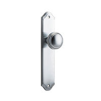 IVER PADDINGTON DOOR KNOB ON SHOULDERED BACKPLATE - CUSTOMISE TO YOUR NEEDS