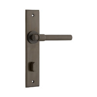 IVER HELSINKI DOOR LEVER HANDLE ON CHAMFERED BACKPLATE - CUSTOMISE TO YOUR NEEDS