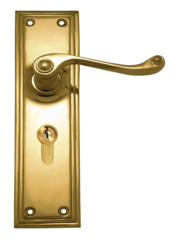 Superior Brass  Lever Lock (CC 47.6mm) PB 200x50mm