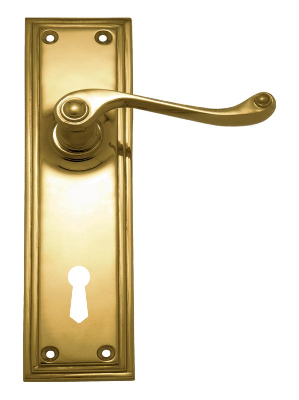 Superior Brass Lever Lock (CC 57mm) PB 200x50mm