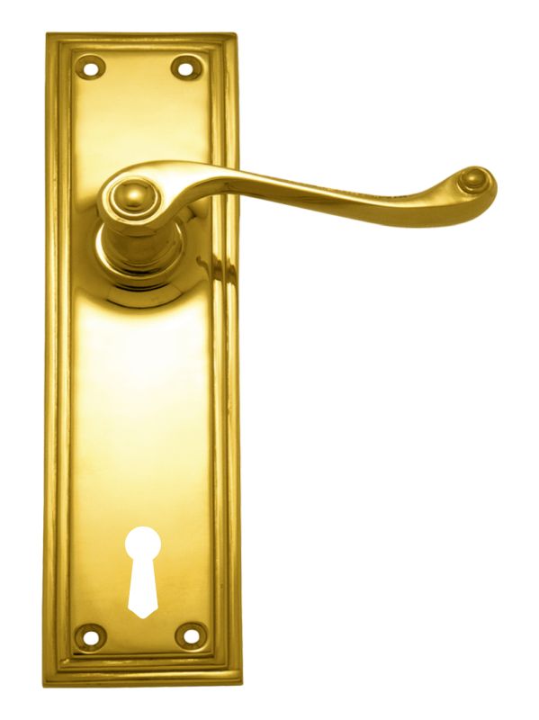 Superior Brass Lever Lock (CC 57mm) PB 150x50mm