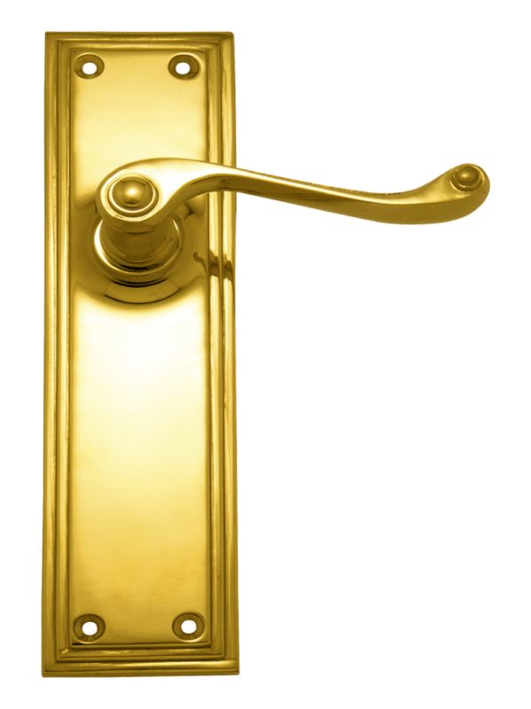 Superior Brass Lever Latch Edged (Ball Bearing) PB 100x50mm