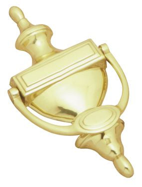 Superior Brass Victorian Edwardian Knocker PB 200mm