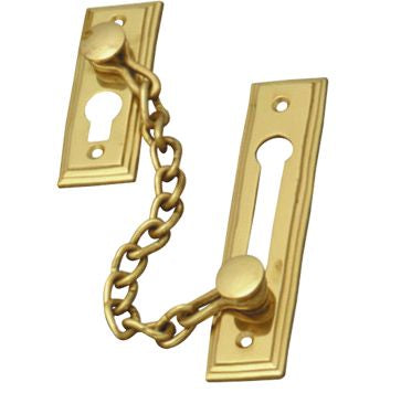 Superior Brass Door Chain PB 130mm