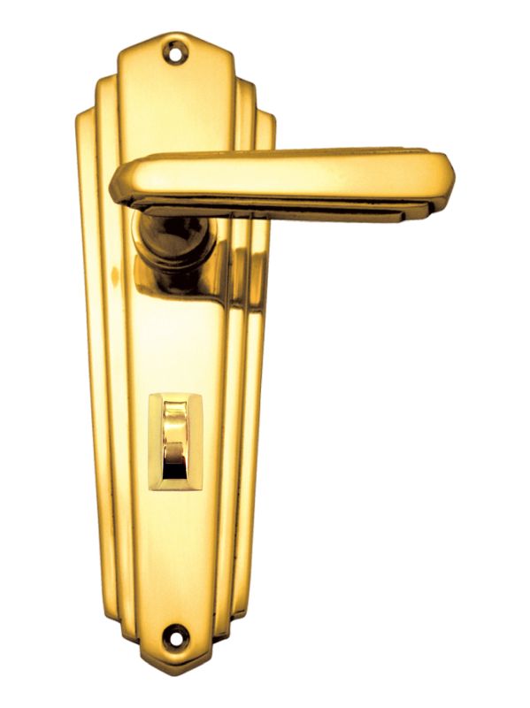 Superior Brass Lever Lock Privacy PB 203x63mm