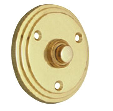 Superior Brass Bell Plate Edged Round PB 67mm