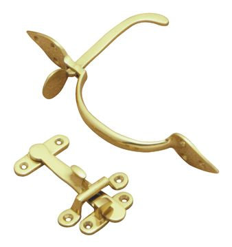 Superior Brass Gate Latch PB 215mm