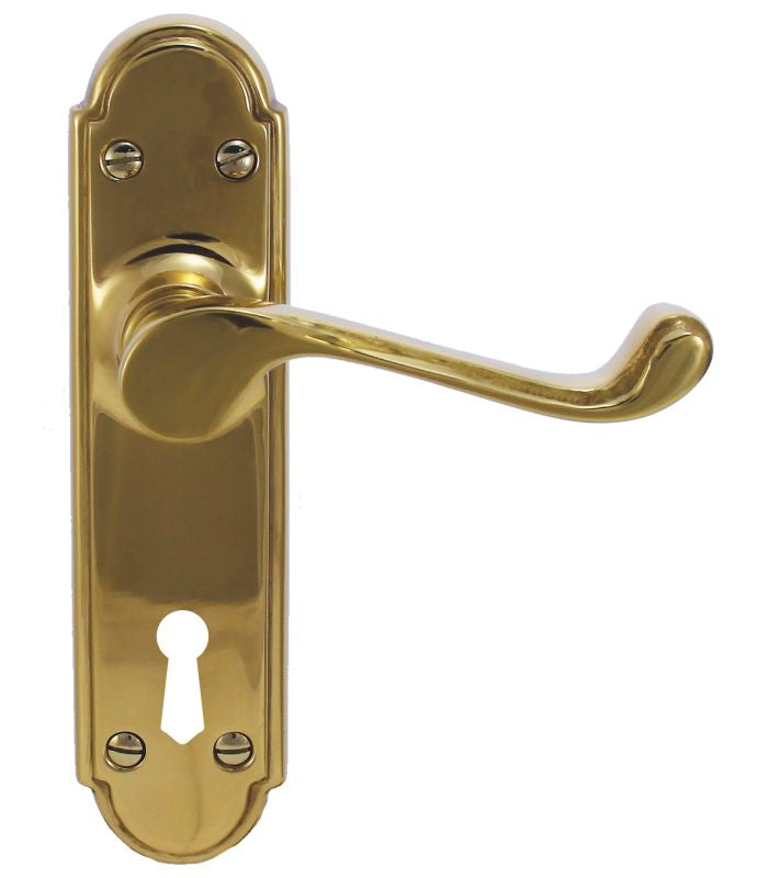 Superior Brass Lever Lock (CC 57mm) PB 180x45mm