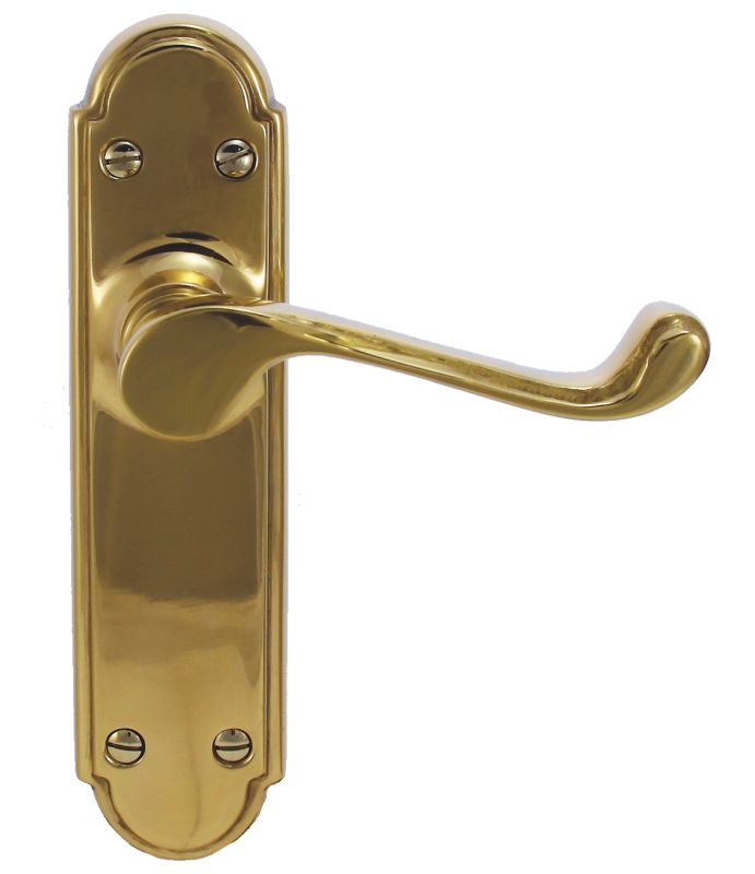 Superior Brass Lever Latch Passage Set PB 180x45mm