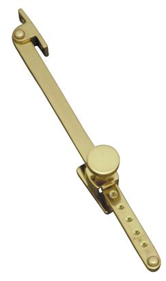 Superior Brass Casement Stay Telescopic Extendible PB 250mm