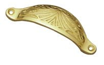 Superior Brass Drawer Pull PB 100mm