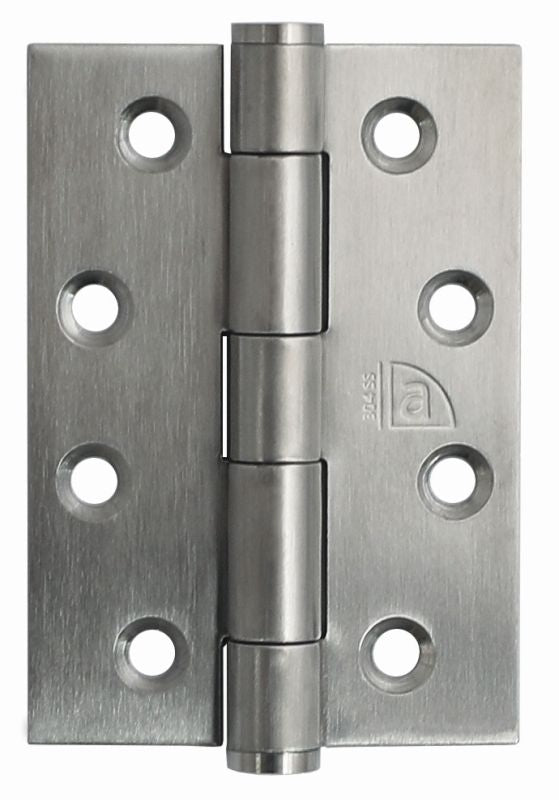 Superior Brass Butt Hinge Fixed Pin inc screws SSS 100x60x2mm