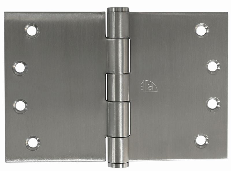 Superior Brass Broad Butt Hinge Fix Pin per 2 + screws SSS 100x175x3mm