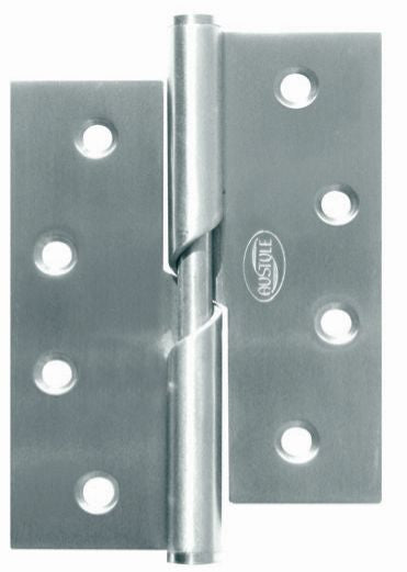 Superior Brass Self Closing Hinge Left Hand per 2 + screws SSS 100x76mm