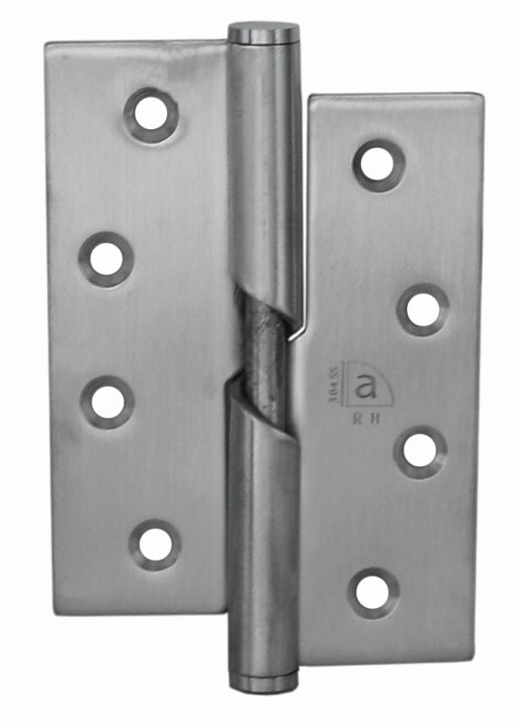 Superior Brass Self Closing Hinge Right Hand per 2 + screws SSS 100x75mm