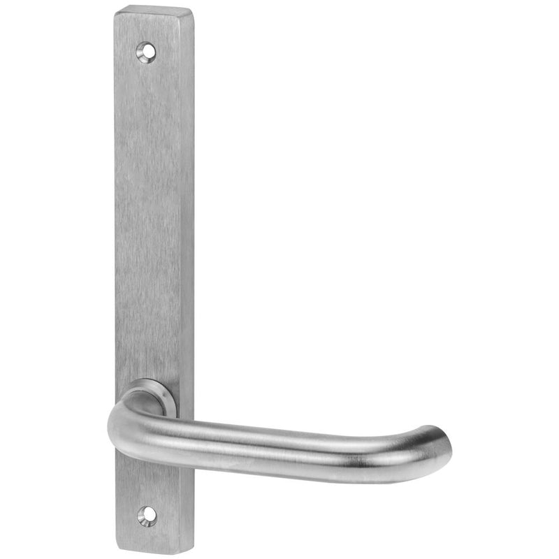 LOCKWOOD 4905 SQUARE END PLATE WITH 70 LEVER Satin