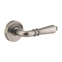 IVER SARLAT DOOR LEVER HANDLE ON ROUND ROSE - AVAILABLE IN VARIOUS FINISHES - CUSTOMISE TO YOUR NEEDS