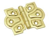 Superior Brass Decorated Hinge Per 2 PB 45x63mm