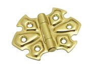 Superior Brass Decorated Hinge Per 2 PB 50x65mm