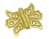 Superior Brass Decorated Hinge Per 2 PB 50x62mm