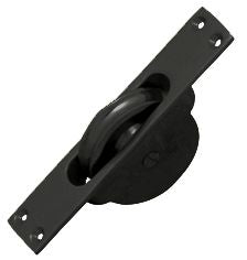 Superior Brass Sash Cord Pulley Matt Black 125mm