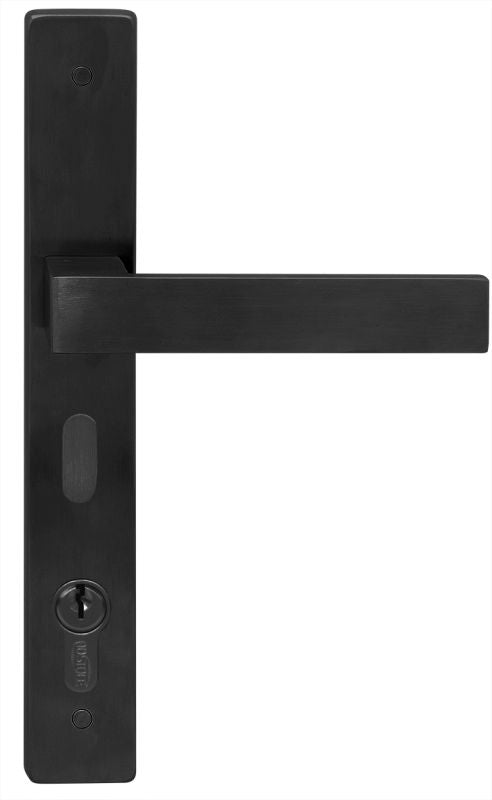 Builders Choice Long Plate SC MyLock Entrance Black 225x32mm