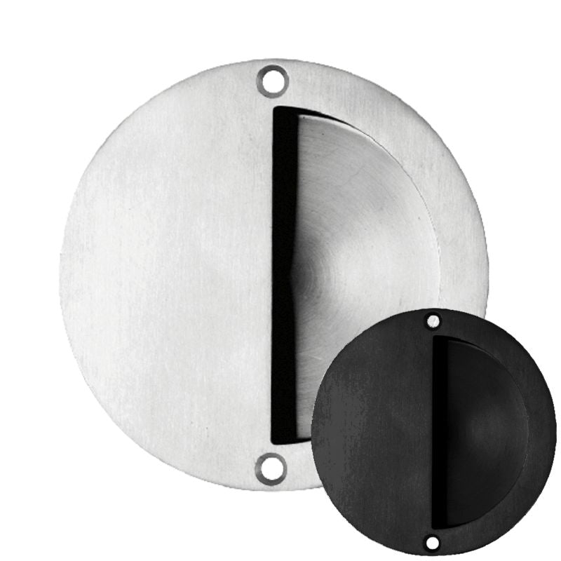 Austyle Flush Pull Round SSS 90mm Various Finish