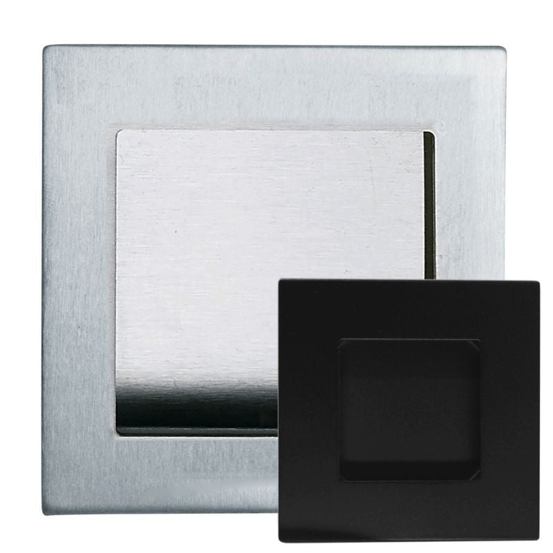 Austyle Flush Pull Square Black 50x50mm