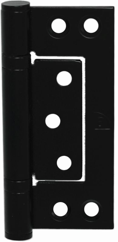 Superior Brass Hirline Fast-Fix Bearing Hinge inc screws (pair) Blk 100x47