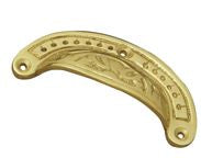 Superior Brass Drawer Pull PB 100mm