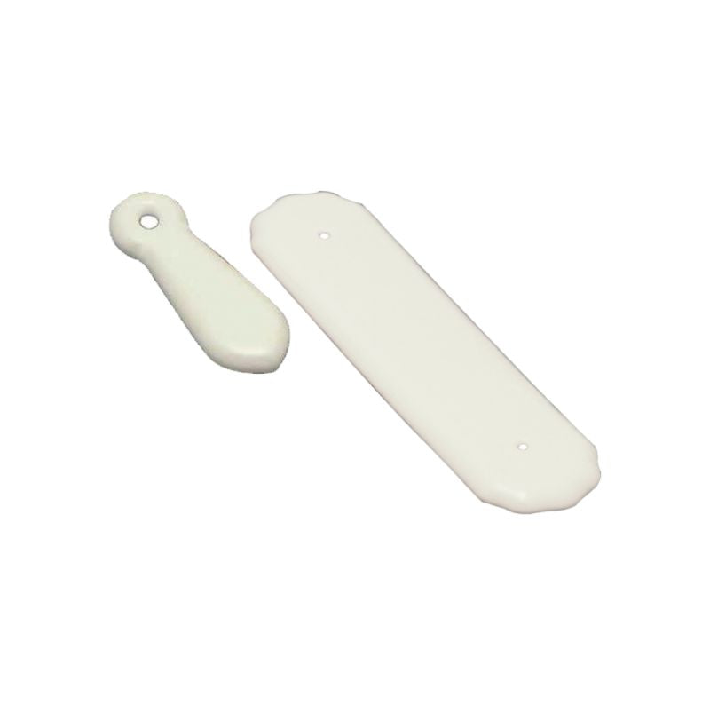 Superior Brass Porcelain Push Plate White 275x75mm