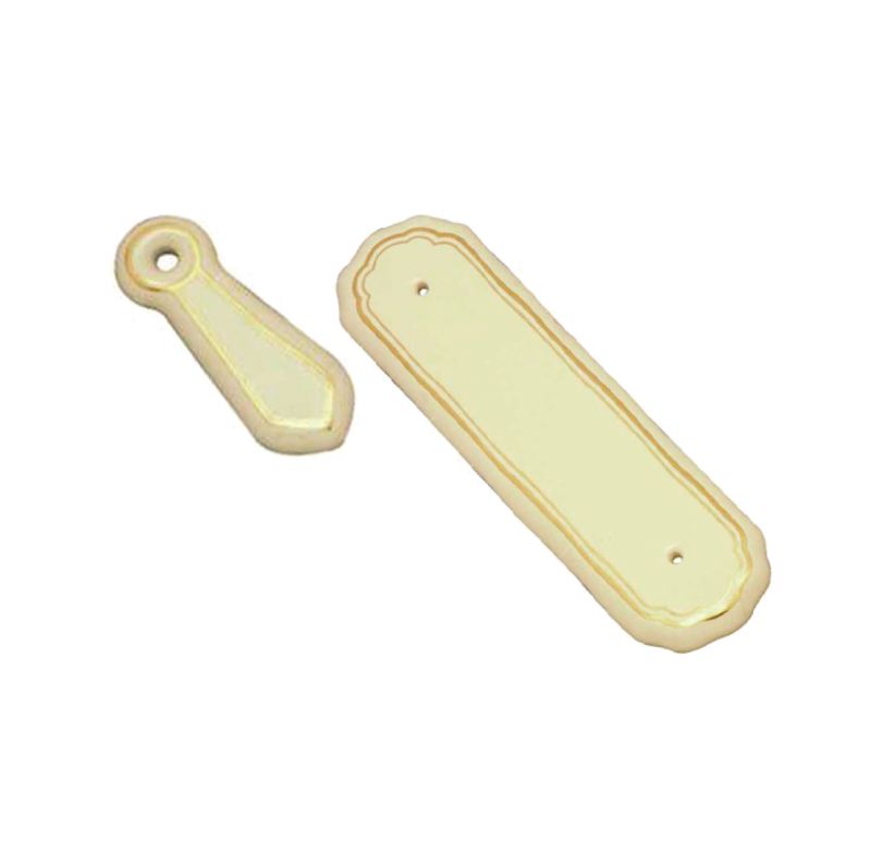 Superior Brass Porcelain Push Plate Iv / Gr 275x75mm