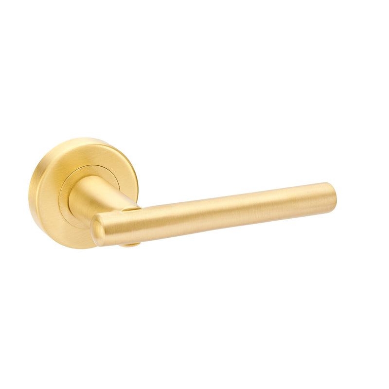 ZANDA AVANTE DOOR HANDLE– SATIN BRASS