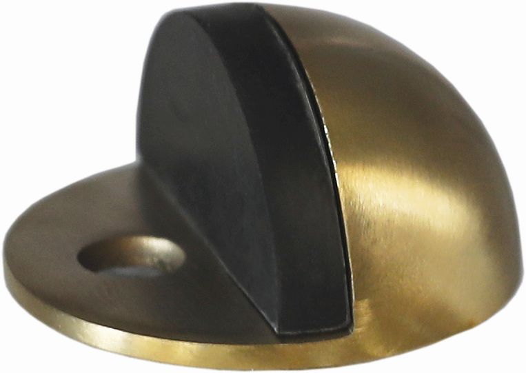 Superior Brass Door Stop Oval Satin Brass 45mm