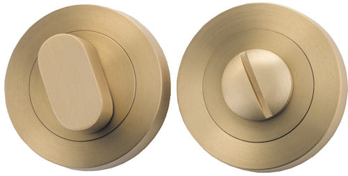 IVER OVAL PRIVACY TURN ROUND 52MM - AVAILABLE IN VARIOUS FINISHES