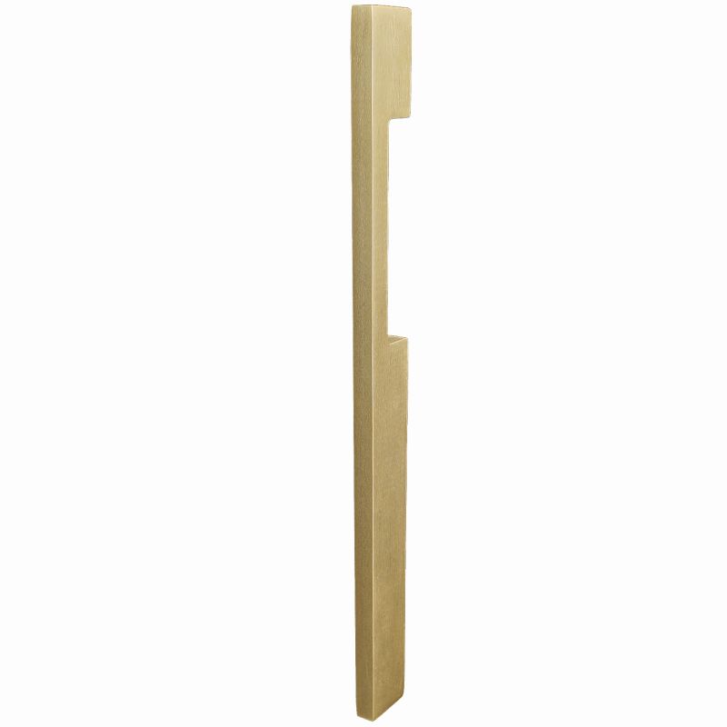 Austyle Entry Handle Blade Design Double Satin Brass 450mm