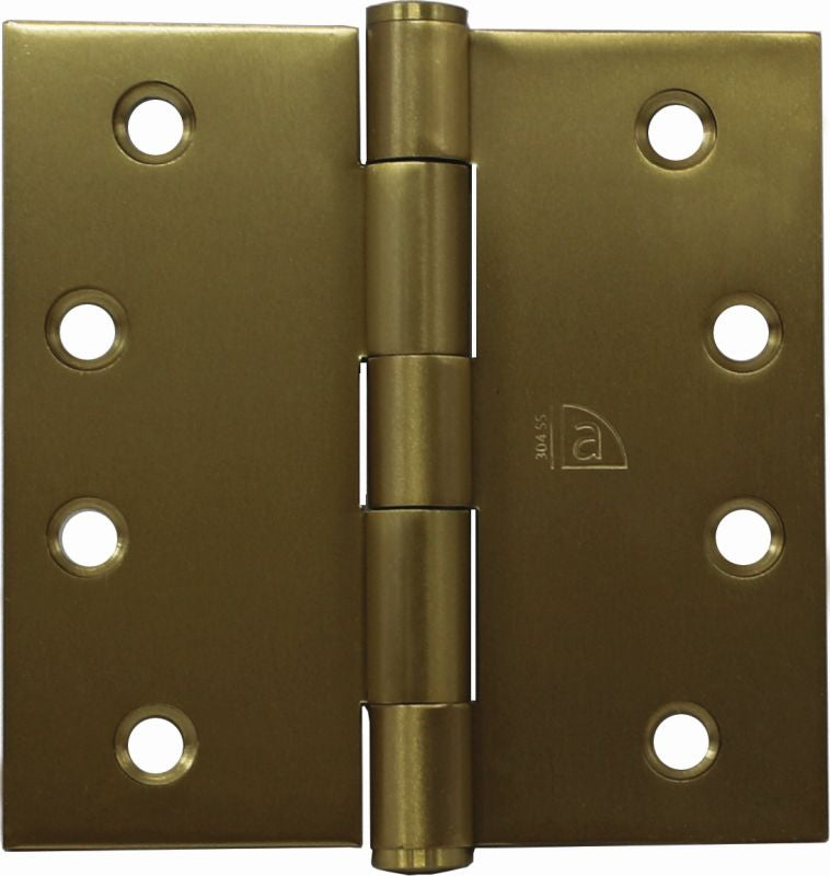 Austyle Butt Hinge Fixed Pin inc screws (pair) SSS 100x100x2.5mm Various Finish