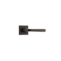 IVER ANNECY DOOR LEVER HANDLE ON SQUARE ROSE PAIR - CUSTOMISE TO YOUR NEEDS