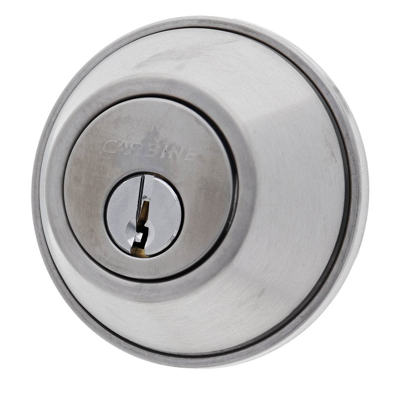 Carbine ALB series Double Cylinder Deadbolt, 60-70mm backset, TES5 Keyed to Differ , Boxed, Satin Stainless Steel