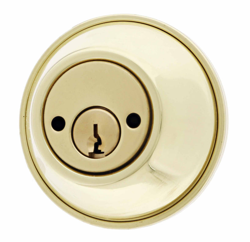 Carbine ALB series Double Cylinder Deadbolt, 60-70mm backset, TES5 Keyed to Differ , Boxed, Polished Brass