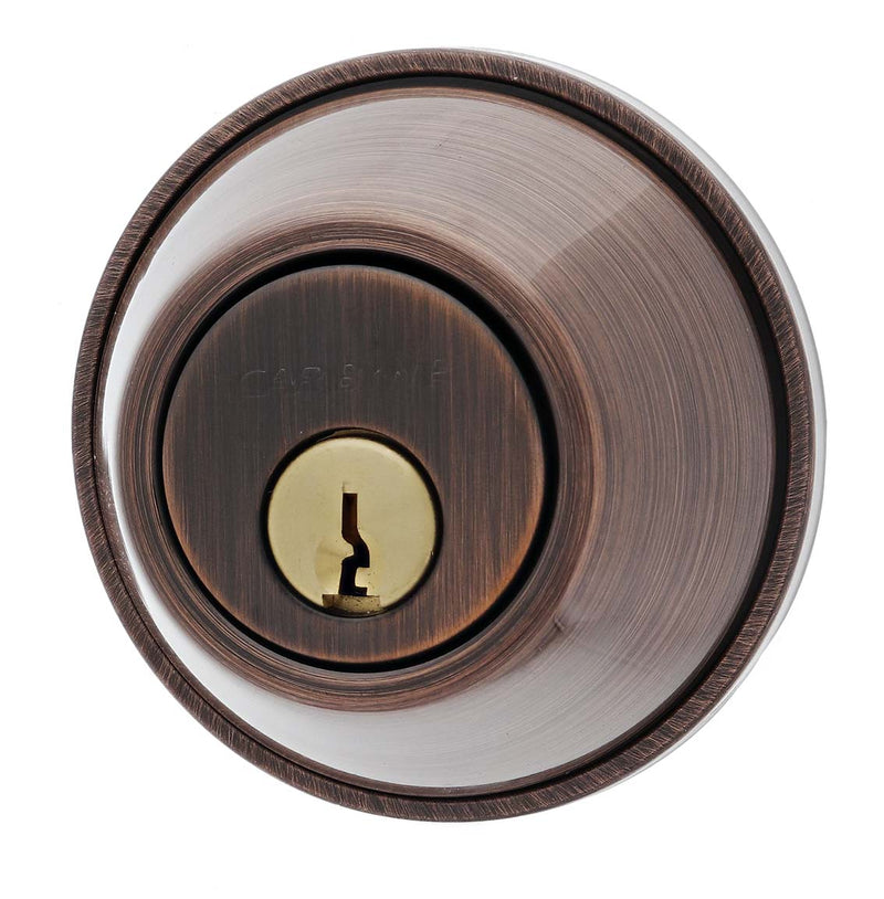 Carbine ALB series Double Cylinder Deadbolt, 60-70mm backset, C4 Keyed to Differ , Boxed, Antique Bronze