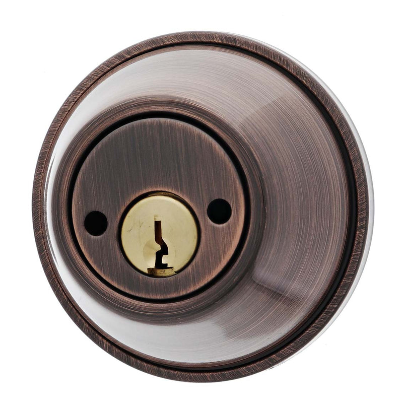 Carbine ALB series Double Cylinder Deadbolt, 60-70mm backset, C4 Keyed to Differ , Boxed, Antique Bronze