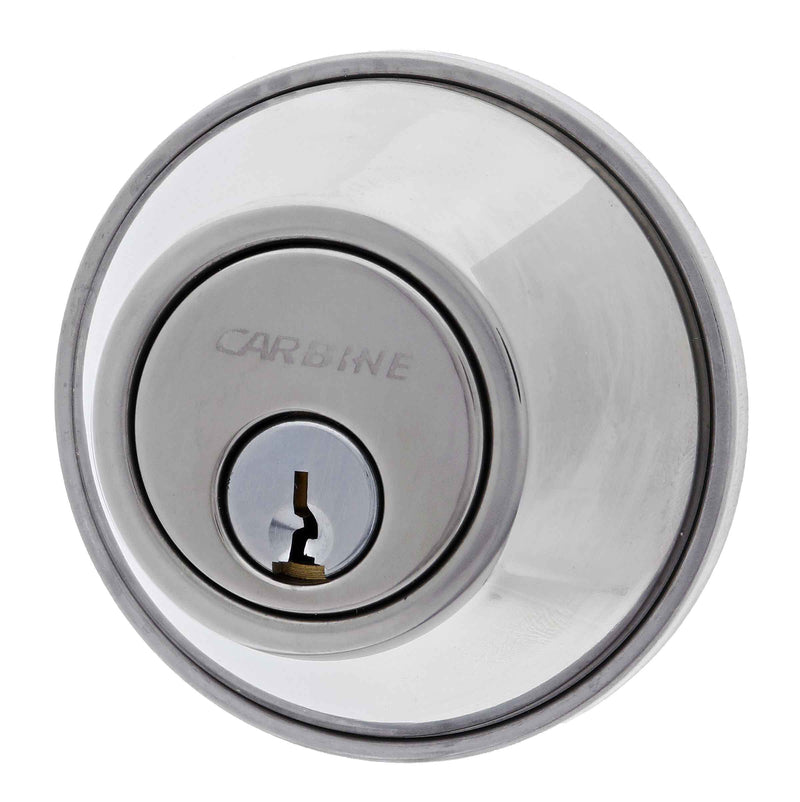 Carbine ALB series Single Cylinder and Turn Deadbolt, 60mm backset, C4 Keyed to Differ , Display Pack, Chrome Plate